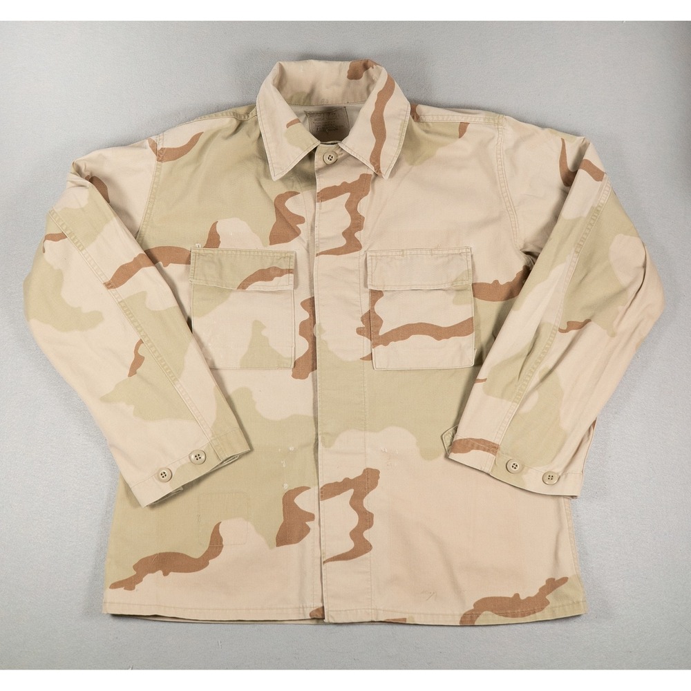 American Apparel Mens Desert Camo Combat Coat 3 Color Jacket Medium Regular